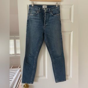AGOLDE high rise skinny jeans, size 27